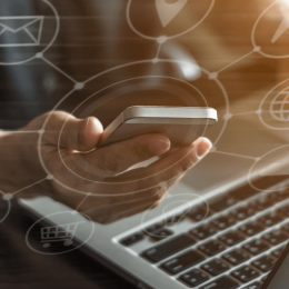 mobile-first design strategy on mobile device