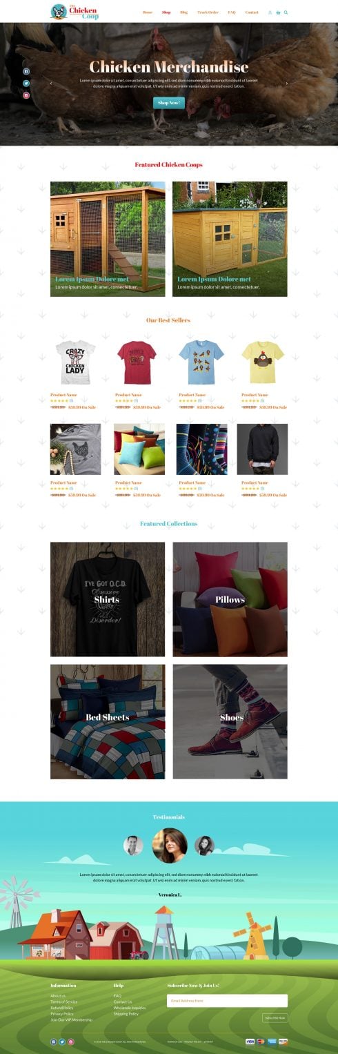 The Chicken Coop Website 3