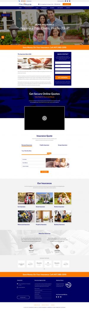 The Insurance Store Website 4